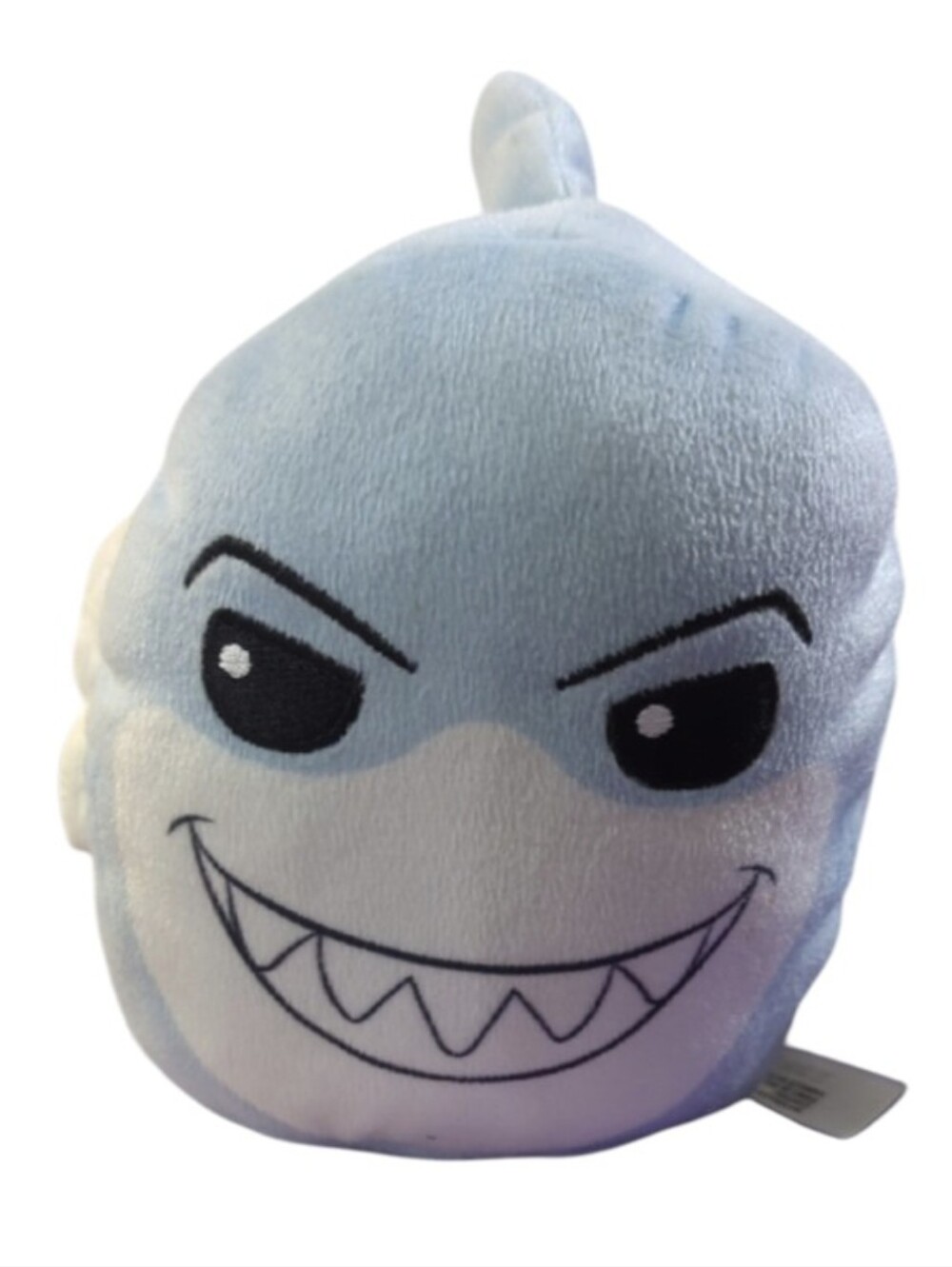 🦈 Plush Shark Face Toy – Light Blue & White | Soft & Adorable Stuffed Animal 🦈